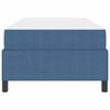 vidaXL Bedframe met matras Blauw 80 x 200 cm Stof