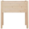 vidaXL Plantenbakken 2 st 70x31x70 cm massief grenenhout