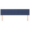 vidaXL Hoofdborden 200x5x78/88 cm stof blauw