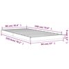 vidaXL Bedframe massief grenenhout 90x190 cm