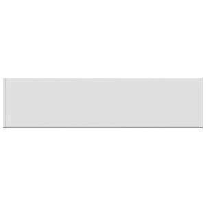 vidaXL Raamsokkel Wit 80 x 20 x 4,5 cm PVC