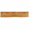 vidaXL Tafelblad met natuurlijke rand 160x30x2,5 cm massief mangohout