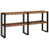 vidaXL Wandtafel Multikleur 160 x 33 x 75 cm Massief Gerecycled Hout