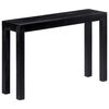 vidaXL Wandtafel 118x30x76 cm massief mangohout zwart