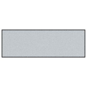 vidaXL Deurmat Grijs en zwart 60 x 180 cm Polypropyleen en vinyl