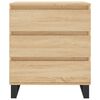 vidaXL Dressoir 60x35x70 cm bewerkt hout sonoma eikenkleurig