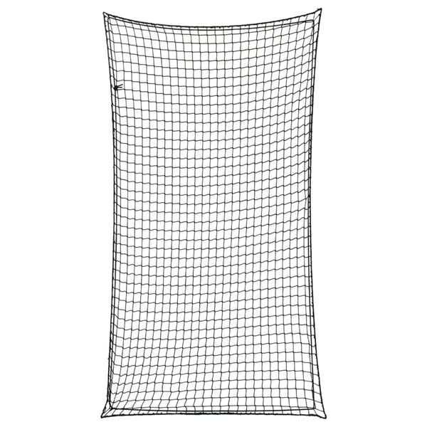 vidaXL Aanhangwagennet elastisch touw 3x1,65 m polypropeen zwart