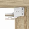 vidaXL Hangkast met opslag Sonoma Eiken 40 x 29,5 x 80 cm Bewerkt hout