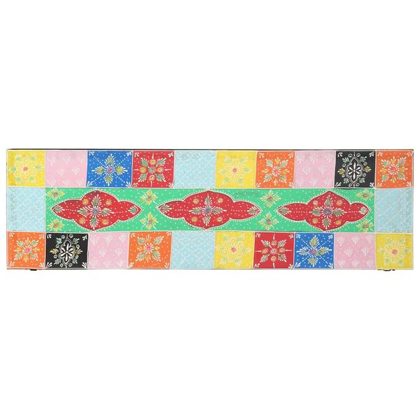 vidaXL TV-kast met plank Multikleur 100 x 30 x 22 cm Bewerkt hout