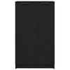 vidaXL Schoenenkast Zwart Eiken 59 x 35 x 100 cm Bewerkt hout