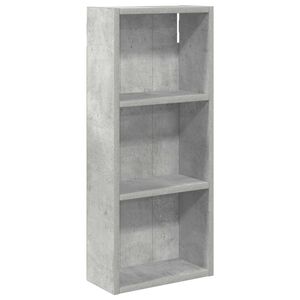 vidaXL Badkamer wandkast Beton Grijs 30 x 14 x 70 cm