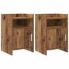 vidaXL Nachtkastjes 2 pcs Oud hout 40 x 36 x 60 cm Bewerkt hout