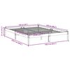 vidaXL Bedframe extra lang zonder matras grenenhout wit 160x220 cm
