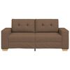 vidaXL Loveseat Bank Bruin 180x77x82 cm Stof