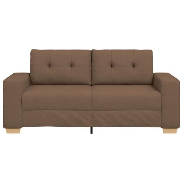 vidaXL Loveseat Bank Bruin 180x77x82 cm Stof