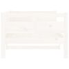 vidaXL Slaapbank massief grenenhout wit 90x190 cm