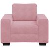 vidaXL Sofastoel Roze 100x77x82 cm Fluweel