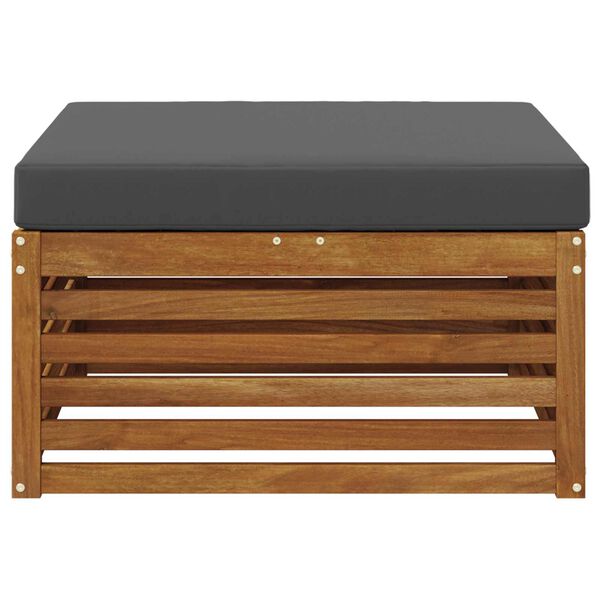 vidaXL Buiten Voetenbank Massief Acaciahout Naturel