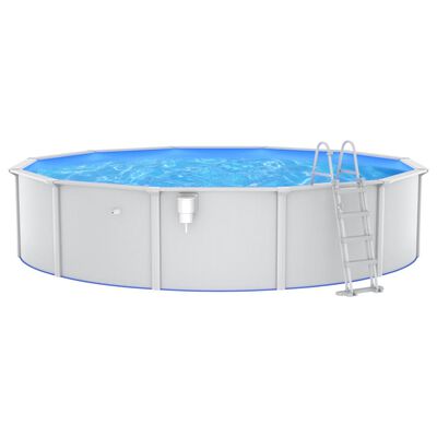 vidaXL Zwembad met veiligheidsladder 550x120 cm