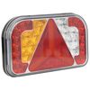vidaXL Aanhangerlampen 2 st LED-lamp 12 V 24x5x14,5 cm rood