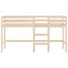 vidaXL Kinderhoogslaper met ladder 90x200 cm massief grenenhout