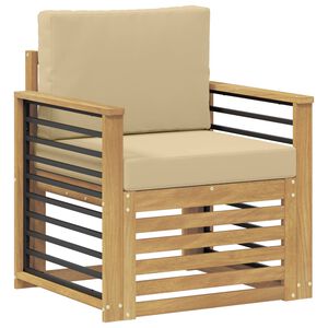 vidaXL Buiten bankenset Polyester Wit