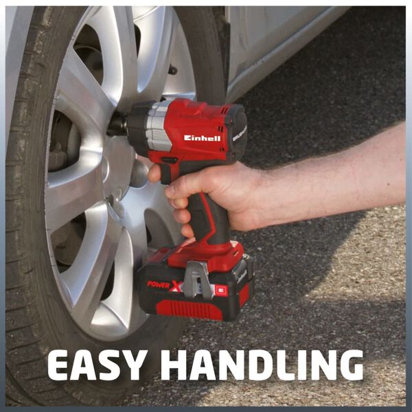 Einhell Draadloze slagmoersleutel TE-CW 18 Li BL-solo rood 4510040