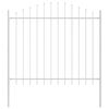 vidaXL Tuinhek 4 pcs Wit 170 x 165 cm Gepoedercoat staal