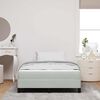 vidaXL Boxspringbed met matras Lichtgrijs 120 x 190 cm Stof