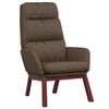vidaXL Relaxstoel stof taupe