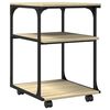 vidaXL Printerkastje 3-laags 43x48x64 cm bewerkt hout sonoma eiken