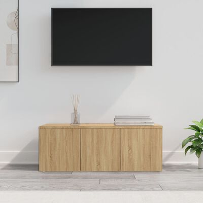 vidaXL Tv-meubel 80x34x30 cm spaanplaat sonoma eikenkleurig