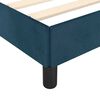 vidaXL Bedframe zonder matras 120x190 cm fluweel donkerblauw