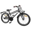 vidaXL Kinderfiets 18 Inch voor 5-7 jaar Zwart