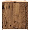 vidaXL Tv-meubel 80x34x35,5 cm bewerkt hout oud houtkleurig