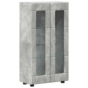 vidaXL Dressoir FLORIN Beton Grijs 55,5 x 29 x 100 cm Bewerkt hout