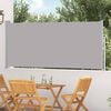 vidaXL Windscherm uittrekbaar 120x300 cm grijs
