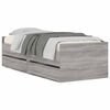 vidaXL Bedframe met lades grijs sonoma eikenkleurig 90x200 cm