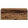 vidaXL Nachtkastjes 2 st zwevend 40x32x15 cm bewerkt hout oud hout