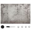 vidaXL Magneetbord wandmontage 50x30 cm glas