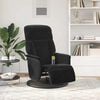 vidaXL Massage Recliner Stoel Zwart 91 x 71 x 105 cm Fluweel
