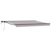 vidaXL Handmatige Luifelhouder met LED's 4 x 2 m
