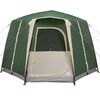 vidaXL Huisje Tent met dak met opslag Groen en Wit 320 x 320 x 203 cm