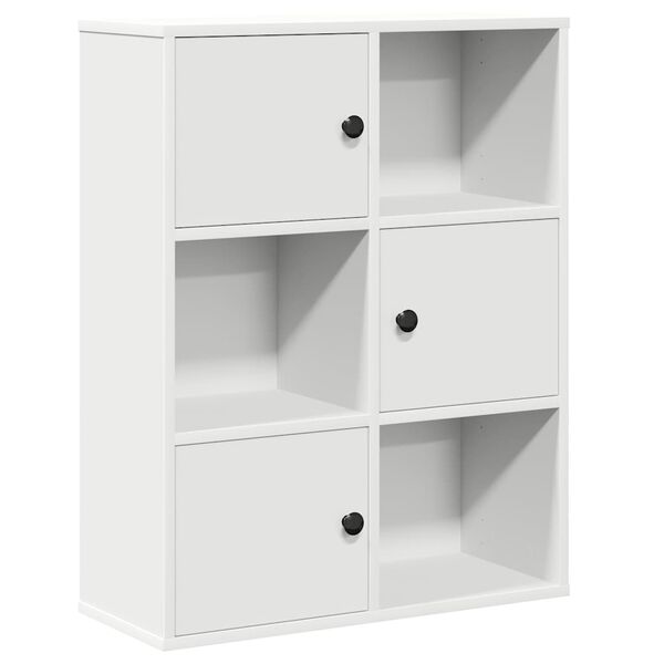 vidaXL Boekenkast 60x24x76,5 cm bewerkt hout wit