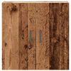 vidaXL Wandkast 60x31x60 cm bewerkt hout oud houtkleurig