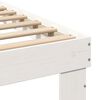 vidaXL Bedframe met hoofdeinde Wit 80 x 200 cm Massief grenenhout