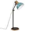 vidaXL Vloerlamp 25 W E27 30x30x100-150 cm verweerd blauw
