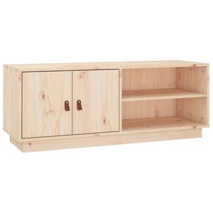 vidaXL Tv-meubel 105x34x40 cm massief grenenhout