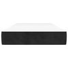 vidaXL Pocketveringmatras 100x210x20 cm fluweel zwart