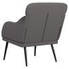 vidaXL Fauteuil 63x76x80 cm kunstleer grijs
